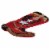 Glitzhome 19 Inch Length Hooked Stocking, Red Boot Perspective: top