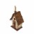 Glitzhome Distressed Wooden Decorative Birdhouse Perspective: top