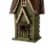 Glitzhome Distressed Solid Wood & Metal Birdhouse Perspective: top