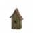Glitzhome Hanging Distressed Wooden Birdhouse Perspective: top