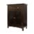 Glitzhome 26 * 32 Inch Wooden Floor Storage Cabinet with Double Doors, Espresso Perspective: top