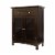 Glitzhome 26 * 32 Inch Wooden Floor Storage Cabinet with Double Doors, Espresso Perspective: top