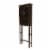 Glitzhome Waterproof Bathroom Cabinet Space Saver, Free Standing Over The Toilet Storage Perspective: top