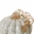 Glitzhome 5.25 Inch Diameter Gray Marble Small Short Glass Pumpkin Perspective: top