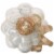 Glitzhome 5.95 Inch Tall Gray Marble Tall Glass Pumpkin Perspective: top
