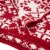 Glitzhome Knitted Snowflake Polyester Throw Blanket - Red/White Perspective: top