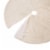 Glitzhome Plush Christmas Tree Skirt - White Perspective: top