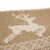 Glitzhome Knitted Beige Gold Lurex Throw Blanket with Tassels Perspective: top