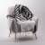 Glitzhome 50 x 60 Inches Throw Blanket Woven Cotton Geometric Jacquard Perspective: top