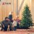 Tree Nest Medium Gentle Christmas Tree Stand for Artificial Trees, Black Perspective: top