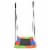 Swinging Monkey Giant 40 x 30 Square Mat Platform Outdoor Play Swing, Rainbow Perspective: top