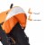 Hivvago Folding Lightweight Baby Toddler Umbrella Travel Stroller-Orange Perspective: top