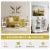 Hivvago 2 Pieces 2-tier Bookcase Set with Anti-toppling Device Perspective: top