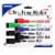 6 Pc Dry Erase Whiteboard Markers Assorted Colors Eraser Office School Low Odor Perspective: top