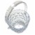 1 Clear Ice Bucket Container Cooler Crystal Plastic Wine Chiller BPA Free 42oz Perspective: top
