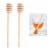 12 PC Honey Dipper Sticks Wooden Honeycomb Stirrer Jar Drizzle Honey Party Gift Perspective: top