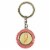 Breast Cancer Awareness Keychain Gift Holder Survivor Pink Ribbon Spinning Charm Perspective: top