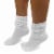 6 Pairs Scrunchie Slouch Socks Cotton Plush Soft Thick Junior Girls 6-8 White Perspective: top