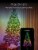 Twinkly TWT500STP-BUS App Controlled 7.5' Pre-lit Christmas Tree Multicolor LED Lights Perspective: top