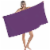 TowelSoft Premium 100% Cotton terry velour beach towel 30 inch x 60 inch-Purple Perspective: top