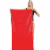TowelSoft Premium 100% Cotton terry velour beach towel 30 inch x 60 inch-Red Perspective: top