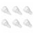 Lekue Decomax Pastry Decorating Pen with 6 Interchangeable Tips, Brown Perspective: top
