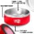 Black Rhino Dura-Bowl Red (42 Oz) for Dogs | Non Slip Perspective: top
