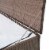 vidaXL Patio Storage Box Brown 47.2 x19.7 x23.6 Poly Rattan Perspective: top
