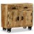 vidaXL Sideboard with 2 Drawers and 1 Cabinet Rough Mango Wood Perspective: top