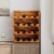 vidaXL Wine Racks 4 pcs for 16 Bottles Solid Reclaimed Wood Perspective: top