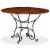 vidaXL Dining Table Solid Acacia Wood with Honey Finish 47.2 x29.9 Perspective: top