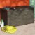 vidaXL Patio Storage Box Brown 47.2 x22 x24.8 PP Rattan Perspective: top