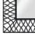 vidaXL Wall Mirror Arched 19.6 x31.4 Black Perspective: top