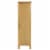 vidaXL Wine Cabinet 22 x12.6 x43.3 Solid Oak Wood Perspective: top