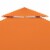 vidaXL Gazebo Cover Canopy Replacement 9.14 oz/yd² Orange 10'x13' Perspective: top