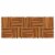 vidaxl 10 pcs Acacia Decking Tiles 11.8 x11.8 Vertical Pattern Perspective: top