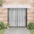vidaXL Door Canopy Gray and Transparent 118.1 x31.5 PC Perspective: top