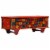 vidaXL Storage Box Red 43.3 x15.7 x15.7 Solid Acacia Wood Perspective: top