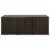 vidaXL Patio Storage Box Poly Rattan 70.9 x35.4 x27.6 Brown Perspective: top