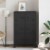 vidaXL Industrial Storage Chest Black 29.5 x15.7 x47.2 Steel Perspective: top