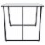 vidaXL Dining Table White 63 x31.5 x29.5 Tempered Glass Perspective: top