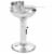 vidaXL Pedestal Charcoal BBQ Grill Stainless Steel Perspective: top