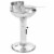 vidaXL Pedestal Charcoal BBQ Grill Stainless Steel Perspective: top