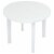 vidaXL Patio Table White 35 Plastic Perspective: top