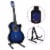 vidaXL 12 Piece Western Classical Guitar Set with 6 Strings Blue 38 Perspective: top