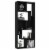 vidaXL Book Cabinet Black 26.4 x9.4 x63.4 Engineered Wood Perspective: top