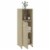 vidaXL Bathroom Cabinet Sonoma Oak 11.8 x11.8 x37.4 Engineered Wood Perspective: top