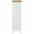 vidaXL Wine Cabinet 22 x12.6 x43.3 Solid Oak Wood Perspective: top