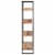 vidaXL 4-Tier Bookcase 63 x15.7 x70.9  Solid Reclaimed Wood Perspective: top