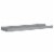 vidaXL Picture Frame Ledge Shelves 2 pcs Gray 15.7 x3.5 x1.2  MDF Perspective: top